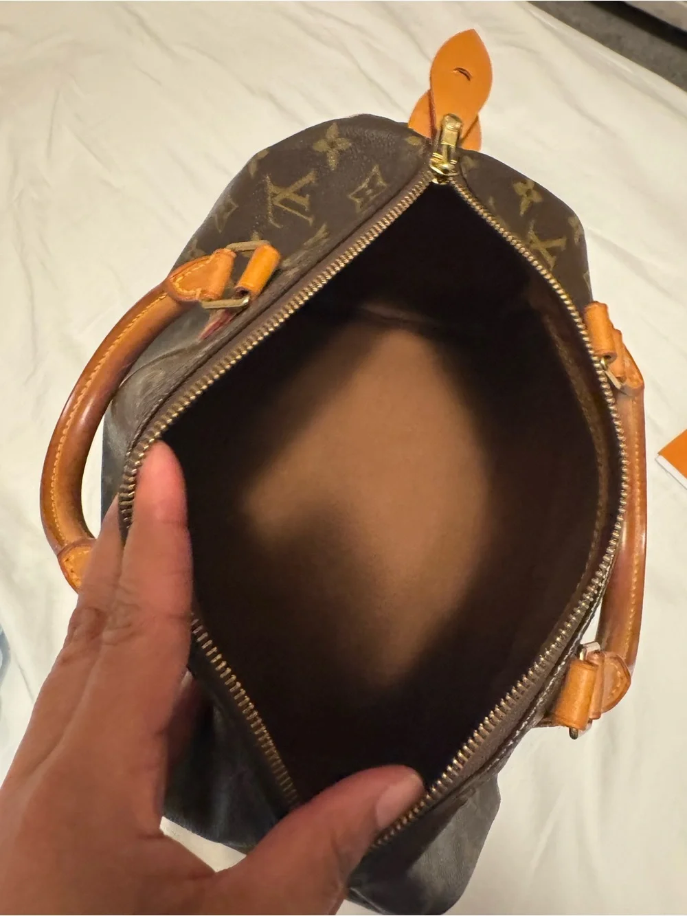 Louis Vuitton Brown Monogram Canvas speedy 30 Handbag
